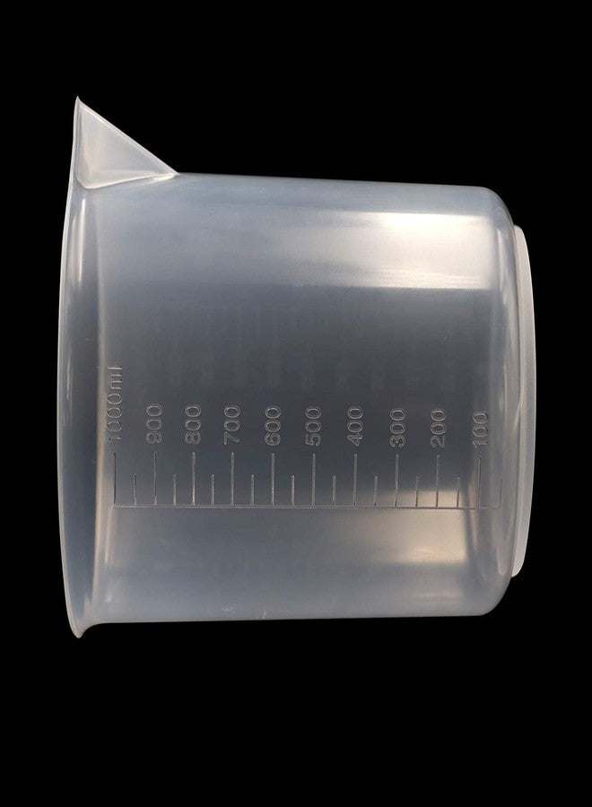 SPYLX Plastic Beaker Set, 6 Sizes 25ml 50ml 100ml 250ml 500ml 1000ml, 2pcs for Each Size Graduated Clear Measuring Cup Pack of 12 pcs - Image 5